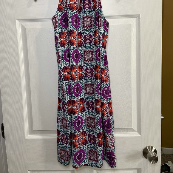 12. Cremieux multi colored dress - Picture 4 of 6